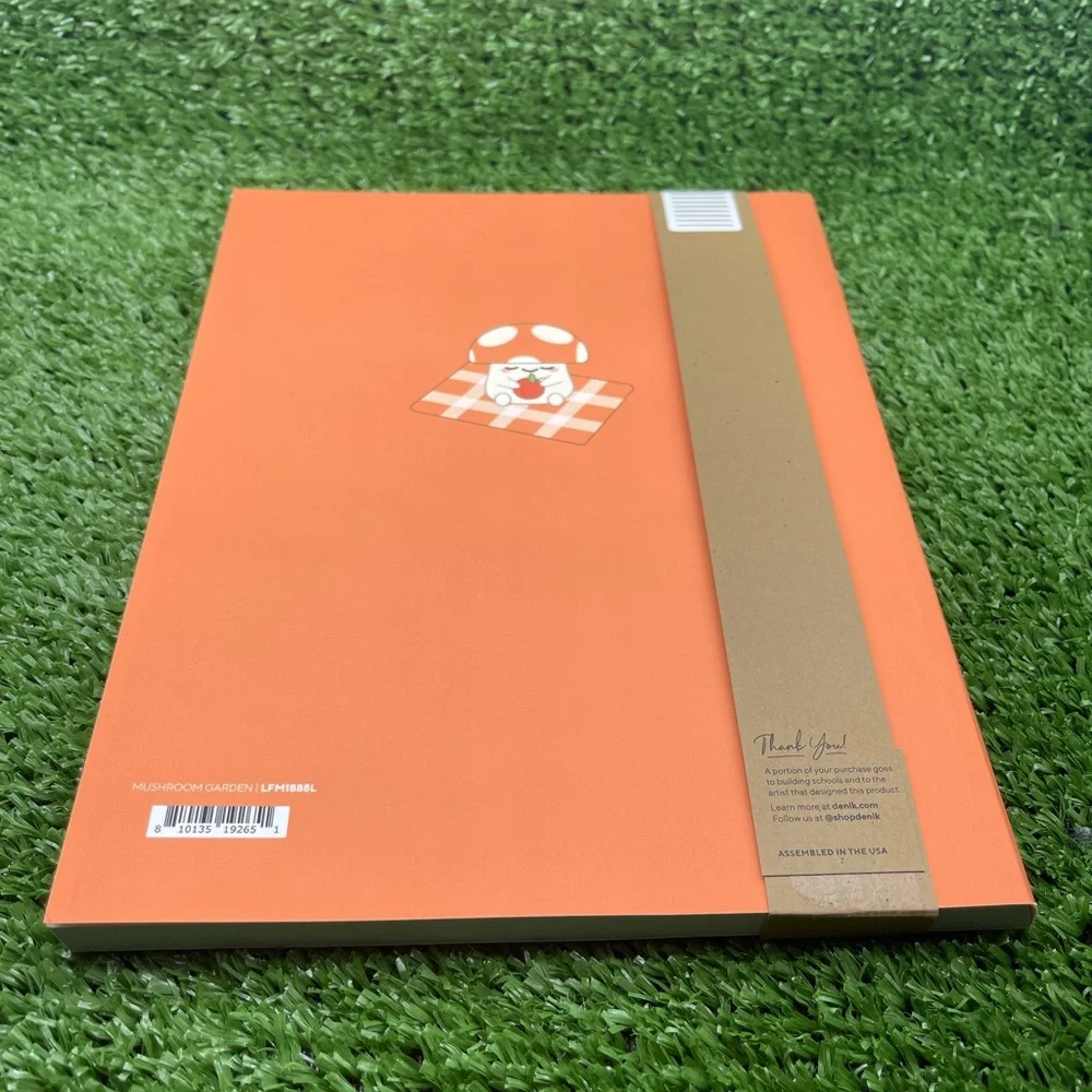 Smoko x Denik Friends Smoko Mushroom Garden Medium Layflat Notebook, NWT